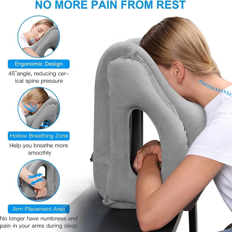 หมอนรองคอและศีรษะแบบพกพา พับเก - Travel Accessories Long Flight บทวิจารณ์และราคา