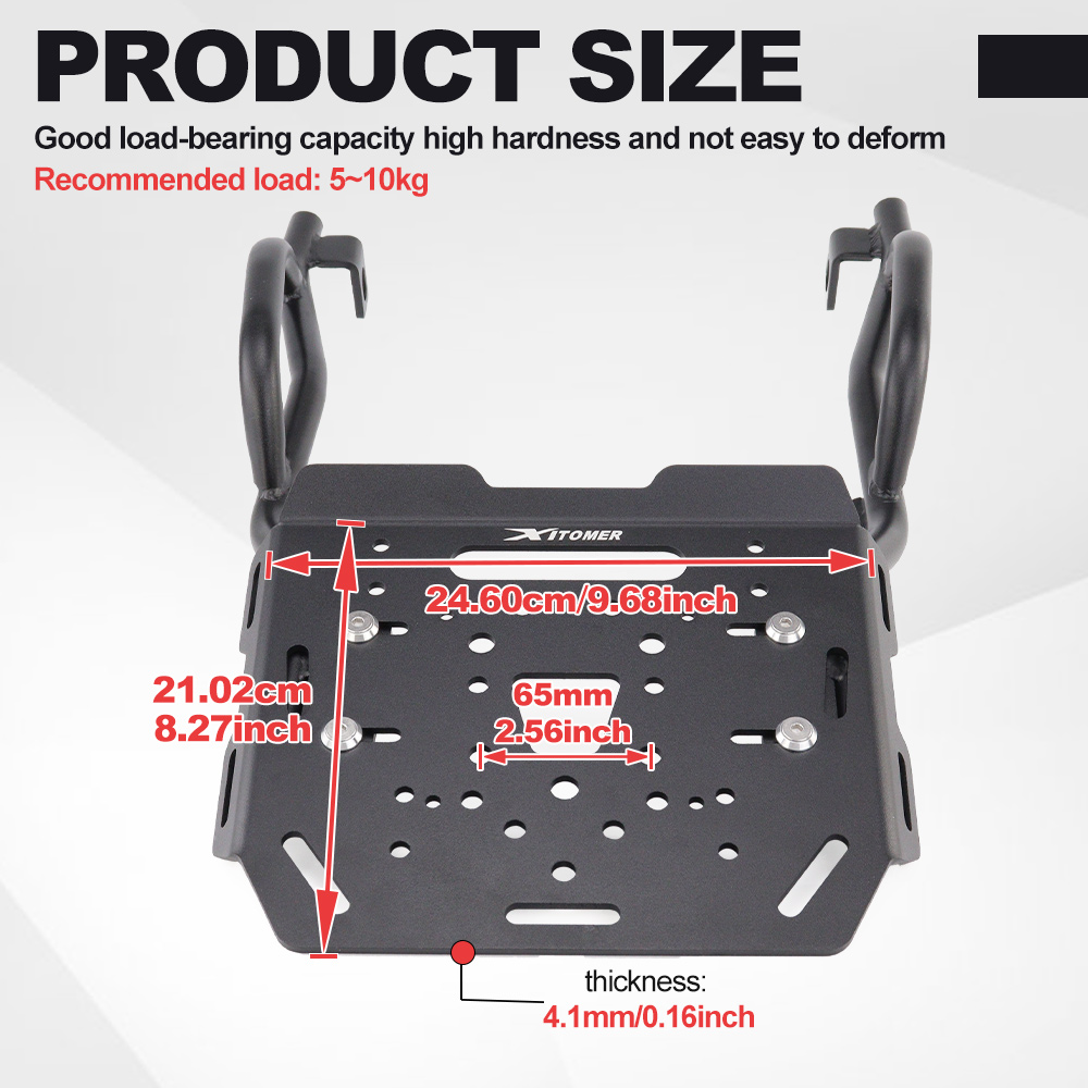 แร็คท้ายรถมอเตอร์ไซค์สำหรับ Tr - Luggage Cover Protector บทวิจารณ์และราคา
