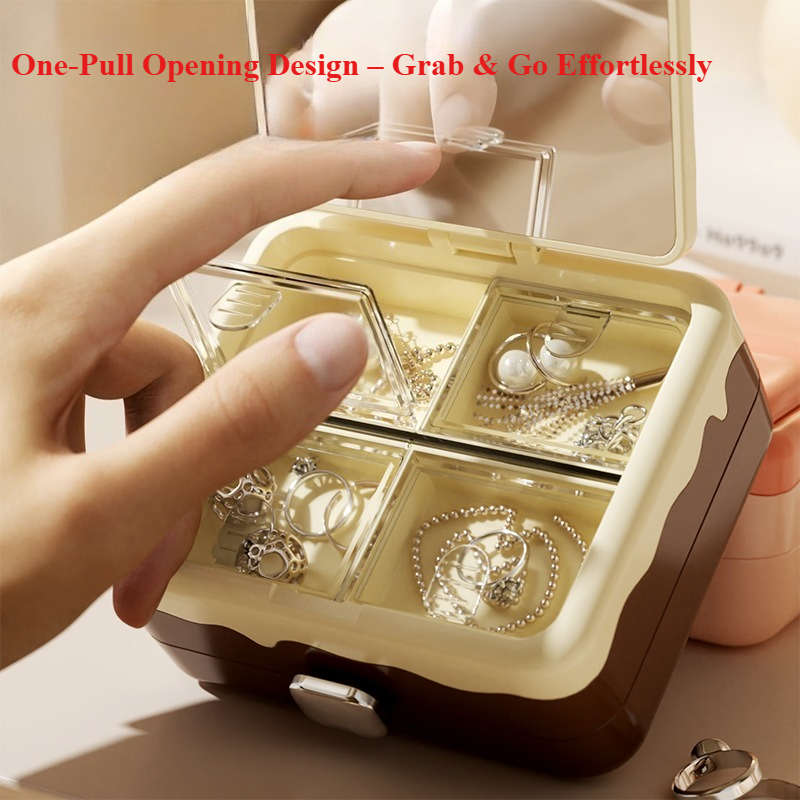 กล่องเก็บเครื่องประดับพกพาขนาด - Travel Accessories Jewelry บทวิจารณ์และราคา