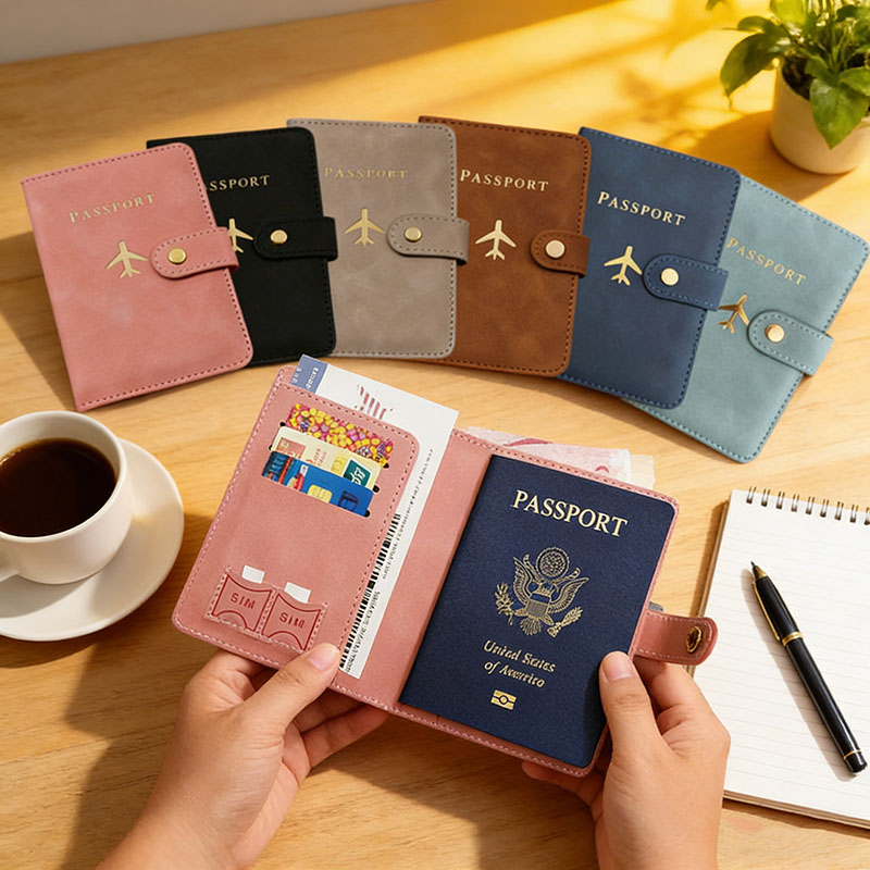 ซองหนังใส่พาสปอร์ต กระเป๋าใส่บ - Travel Accessories Wallet บทวิจารณ์และราคา