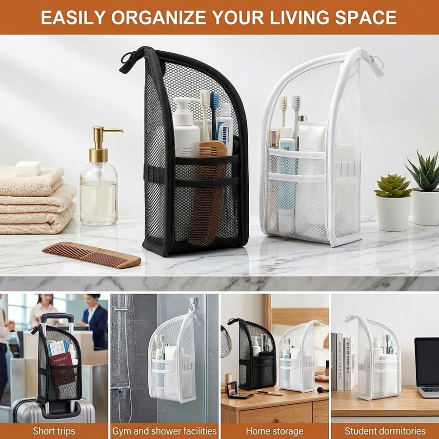 กระเป๋าตาข่ายพกพาสำหรับใส่ของใ - Travel Accessories Organizer Bag บทวิจารณ์และราคา